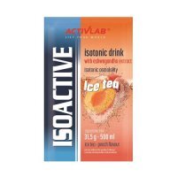 ISOACTIVE Napój Izotoniczny o smaku ICE TEA BRZOSKWINIA saszetka 31,50 g ACTIVLAB