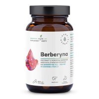 AURA HERBALS Berberyna 490 mg HCL 60 kapsułek