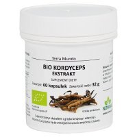 Bio Kordyceps ekstrakt, 60 kapsułek