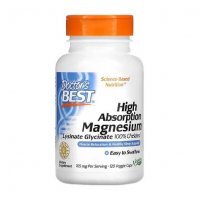 Doctor's Best High Absorption Magnesium Magnez 105 mg, 120 kaps.