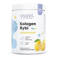 OSAVI Kolagen rybi z dzikiego dorsza w proszku o smaku cytrynowym, 360 g