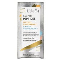 EFEKTIMA Age Pro Peptides Multiaktywne serum przeciwzmarszczkowe Peptydy & Witamina C & Kwas hialuronowy Nawilżenie Rozświetlenie, 30 ml