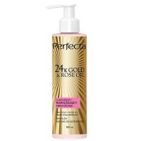 PERFECTA 24K GOLD&ROSE OIL Luksusowy nawilżający krem do rąk 195 ml