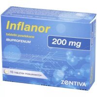 Inflanor 200 mg, 10 tabletek