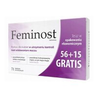 Feminost Kontrola nad oddawaniem moczu, 56 tabl. powl. + 15 tabl.