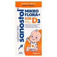 Sanostol Mikroflora + D3 krople, 8 ml