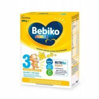 BEBIKO Junior 3 NUTRIflor Expert o smaku waniliowym powyżej 1. roku życia 600 g