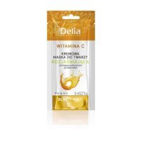 DELIA Cosmetics Beauty Mask Kremowa maska do twarzy rozjaśniająca z witaminą C, 8ml