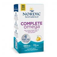 Nordic Naturals Complete Omega 565 mg o smaku cytrynowym, 60 kaps.