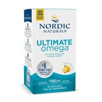 Nordic Naturals Ultimate Omega 1280 mg smak cytrynowy, 180 kaps.