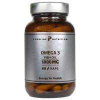 Pureline Nutrition Omega 3-1000 mg, 60 kaps.