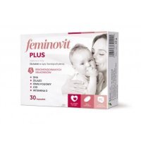 FEMINOVIT PLUS, 30kaps. KRÓTKA DATA 30.11.2024