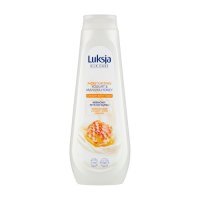 LUKSJA Silk Care Kremowy płyn do kąpieli Nawilżające Jogurt i Miód Manuka, 900ml