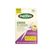 DENTEK Wykałaczki z nicią dentystyczną Eco Cross Flosser, 30szt.