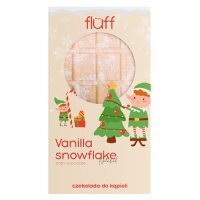 FLUFF Musująca czekolada do kąpieli Vanilla Snowflakes, 160g