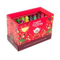 English Tea Shop Advent Tea Calendar (Red) Kalendarz adwentowy z ekologicznymi herbatami, 25 sasz. 13smaków