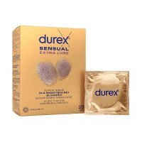 DUREX Sensual Extra Lube Supercienkie prezerwatywy dodatkowo nawilżane, 20szt.