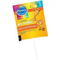 PLUSSSZ Junior Lizak bez cukru Multiwitamina, 1szt.