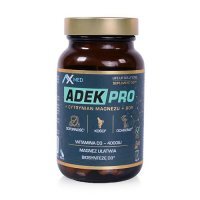 AX MED ADEK Pro Kompleks witamin A + D + E i K + cytrynian magnezu i bor, 60 kapsułek