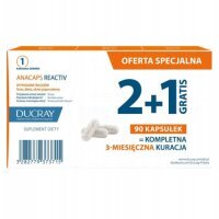 Ducray Anacaps Reactiv, 3 x 30 kaps.