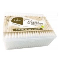 Mattes Lybar Bambusowe patyczki kosmetyczne, 200 sztuk