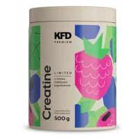 KFD Creatine Kreatyna Monohydrat smak malinowo - jagodowy, 500g