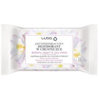 LUBA Chusteczki antyperspiracyjne Delikatny zapach & Jony Srebra, 15szt.