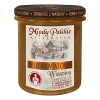 Miody Polskie Miód wielokwiatowy wiosenny, 400 g