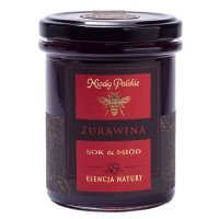 Miody Polskie Sok i Miód Esencja Natury Żurawina, 250g