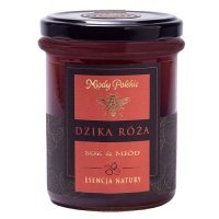 Miody Polskie Sok & Miód Esencja Natury Dzika Róża, 250g