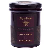 Miody Polskie Sok & Miód Esencja Natury Czarny Bez, 250g