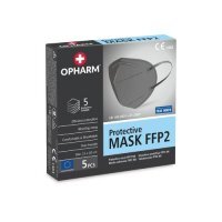 OPHARM Maska Ochronna FFP2 szara, 5szt.