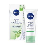 NIVEA 24H Nawilżenia Matujący Krem do twarzy na dzień, 50ml