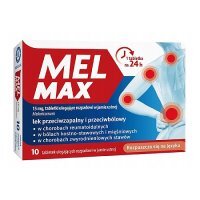 Mel Max 15 mg, 10 tabl.