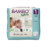 BAMBO Nature Pieluszki 1 (Newborn 2-4kg), 22szt.