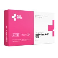 LAB.HOME BABYCHECK-1 WB Test ciążowy z krwi, 1szt.