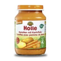 HOLLE Bio Danie dla niemowląt Marchewka i ziemniak, 190g