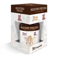 Miody Polskie Mleczko pszczele liofilizowane,  30 kapsułek