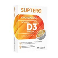 SUPTERO Liposomalna witamina D3 2000 j.m., 30 kaps.