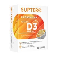 SUPTERO Liposomalna witamina D3 4000 j.m., 30 kaps.