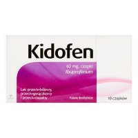 Kidofen 60 mg, 10 czopków