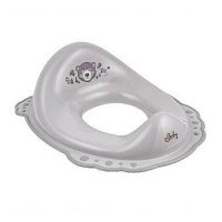 MALTEX Nakładka sedesowa antypoślizgowa Leśna Ferajna Misiu szara