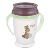 LOVI Kubek 360° Night&Day Rabbit świecący w ciemności 1/610, 250 ml