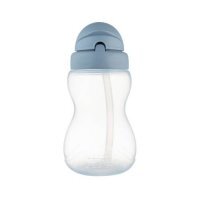 CANPOL BABIES Bidon ze składaną rurką silikonową niebieski, 270 ml 56/109