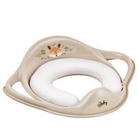 MALTEX Nakładka sedesowa miękka Leśna Ferajna Lisek beżowa