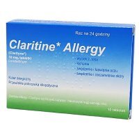 Claritine Allergy 10 mg, 10 tabletek (DELFARMA)