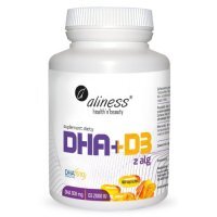 ALINESS Omega DHA + D3, 60 kaps.
