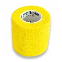 YellowBAND Bandaż kohezyjny 5cm x 4,5m żółty