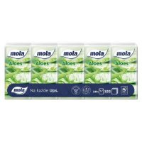 Mola Aloes Chusteczki higieniczne, 10 opakowań