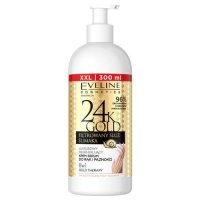 EVELINE 24K Gold Luksusowy regenerujący krem-serum ​​do rąk i paznokci, 300 ml